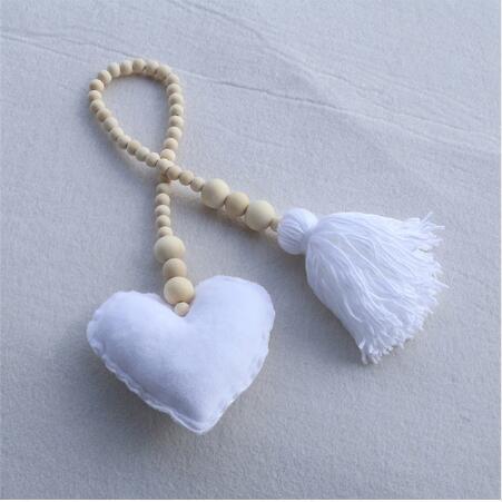 Take My Heart Tassel and Bead Pendants