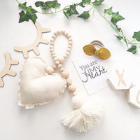 Take My Heart Tassel and Bead Pendants