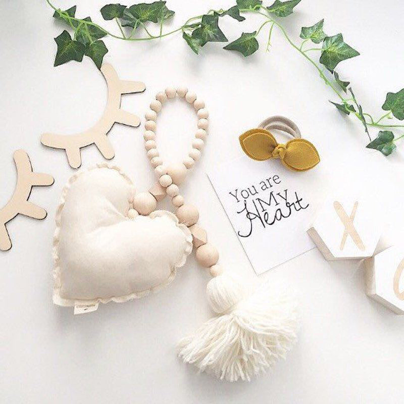 Take My Heart Tassel and Bead Pendants