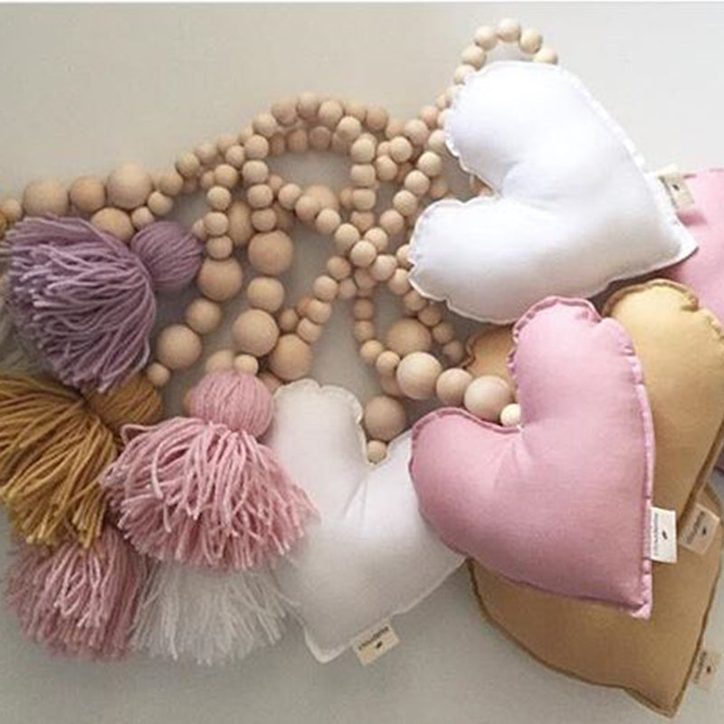 Take My Heart Tassel and Bead Pendants