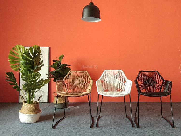 Nordic Modern Wicker Chair