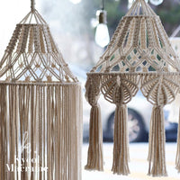 Bohemian Macramé Chandelier