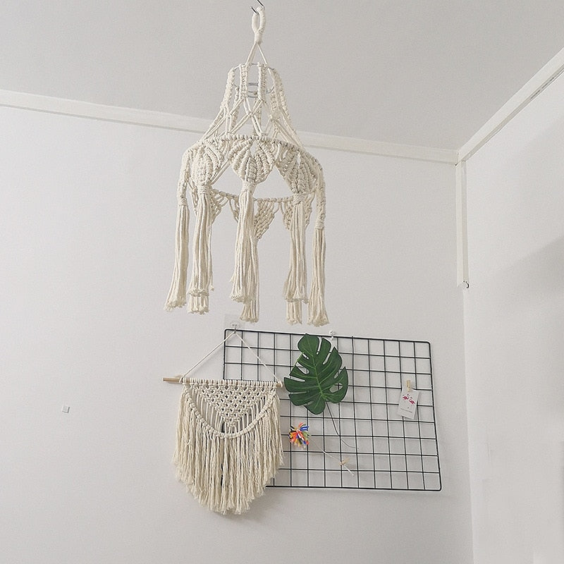 Bohemian Macramé Chandelier