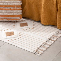 Neat Lines Cotton Rug