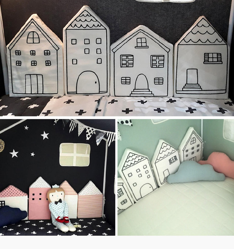 4pcs Baby Bed Bumper