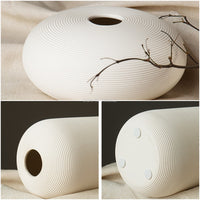 Rounded Scraped Vase