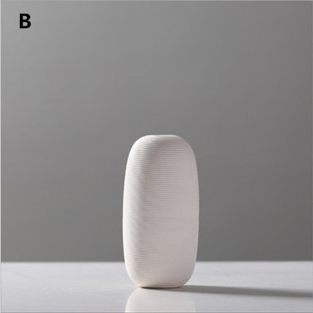 Rounded Scraped Vase
