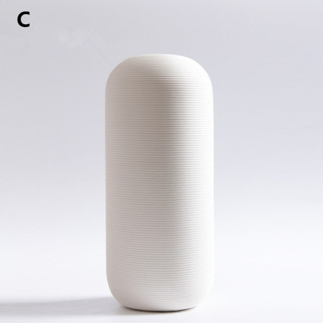 Rounded Scraped Vase