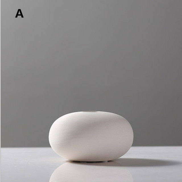 Rounded Scraped Vase