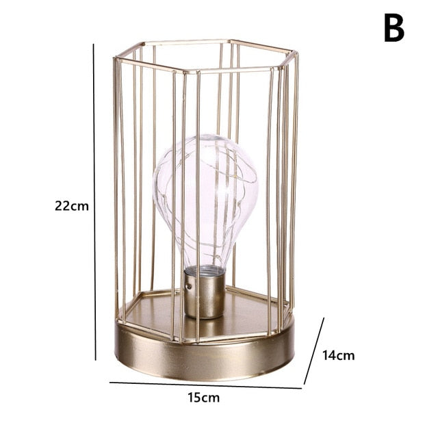 Geometric Battery Operated Night Light