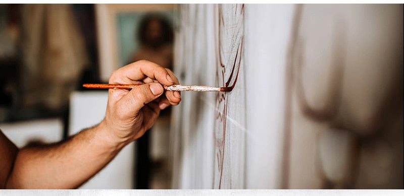 Hand-Painted Abstract Painting