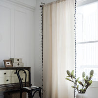 Black Tassel Curtain