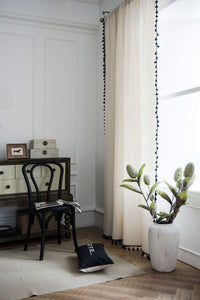 Black Tassel Curtains