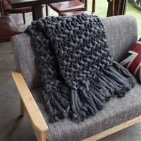 Chunky Tassel Blanket
