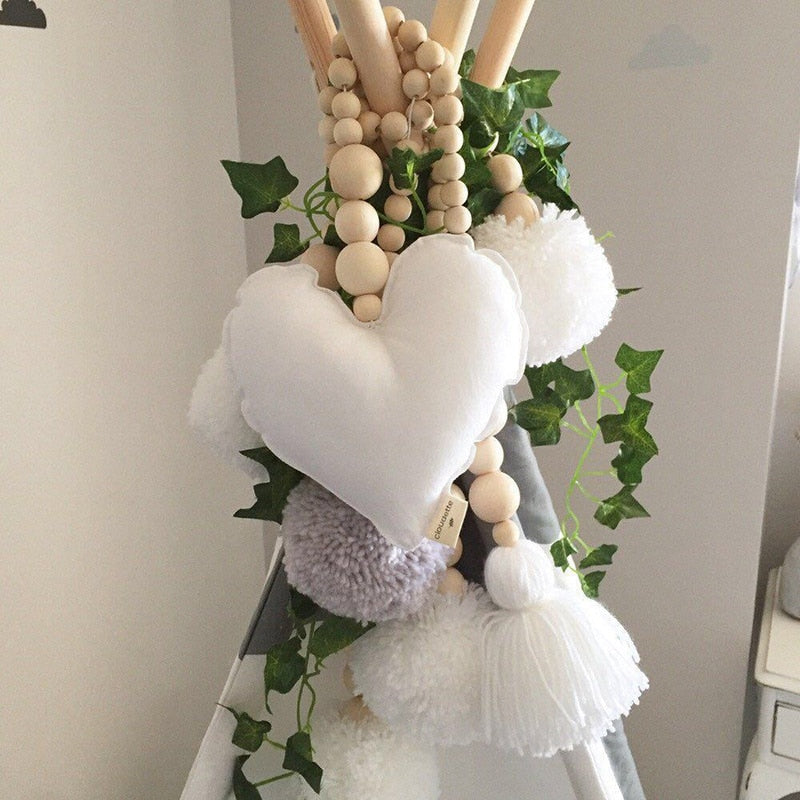 Take My Heart Tassel and Bead Pendants